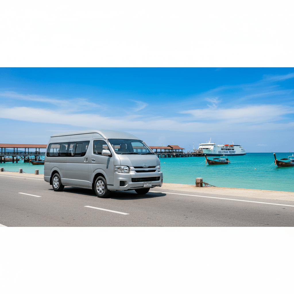 Toyota Commuter in daylight